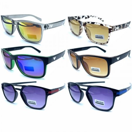 AM Sports Fashion Sunglasses 3 Style Assorted AM628/29/30