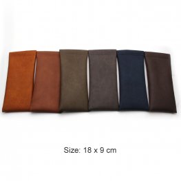 PU Leather Eyewear Case 6 Dark Colors Mixed S-CS-PU-6CG  PU Leather Eyewear Case 6 Dark Colors Mixed S-CS-PU-6CG