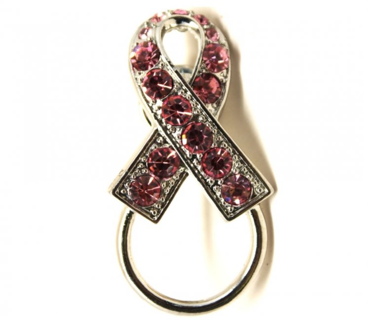 Fashion Eyewear Brooch - Pink Ribbon ACC-EH0001 - Click Image to Close