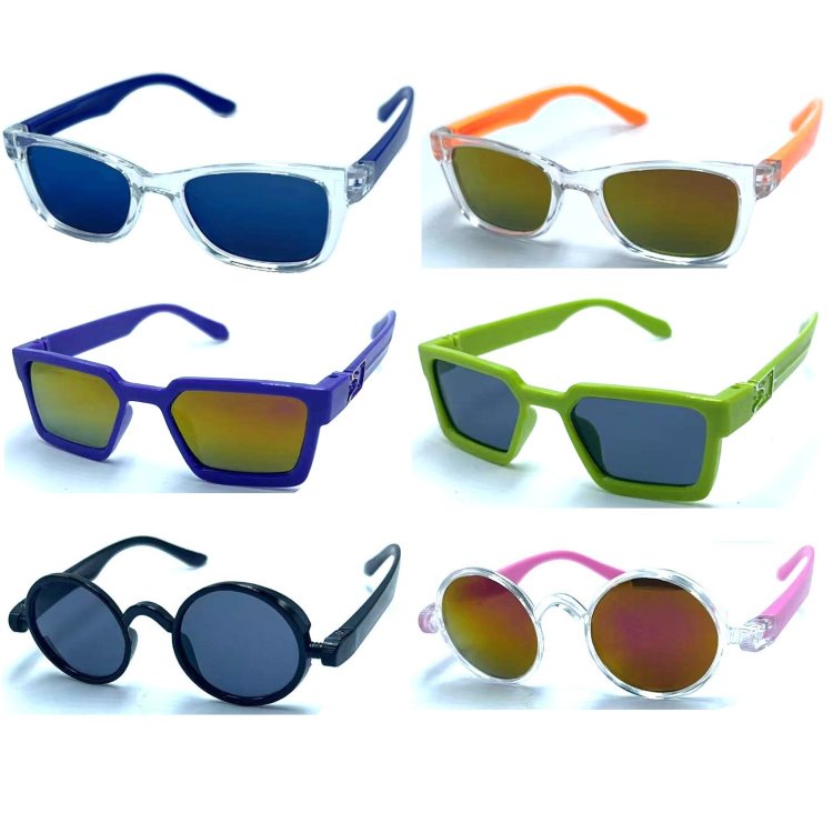 Koala Collection Kids Fashion Unisex Plastic Frame Sunglasses 3 Style Asst, SUK-KU-3G-001