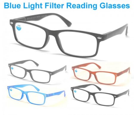 Blue Light Filter Reading Glasses 4 Style Asstd R9191/92/93/94