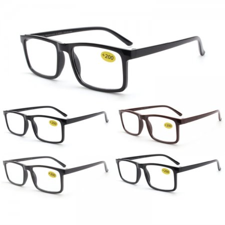 Fashion Plastic Reading Glasses 4 Style Asstd R9284-87WD
