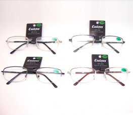 Half Rimless Metal Reading Glasses R9080  Half Rimless Metal Reading Glasses R9080