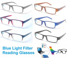 Blue Light Filter Reading Glasses Reading Glasses 2 Style Asstd R9188/R9189C  Blue Light Filter Reading Glasses Reading Glasses 2 Style Asstd R9188/R9189C